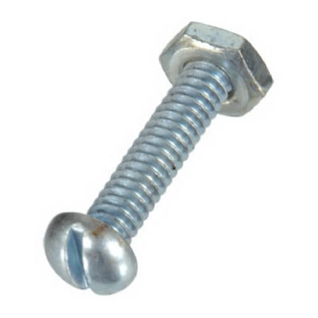 Hillman 7668 Round Head Machine Screw  8-32 X 3/4   10 Pack  Pack of 10