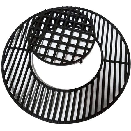 MAXZER 8835 Cast Iron 21.5  Grill Grates for Weber Original Kettle Premium 22-inch Charcoal Grill  22   Smokers  Replacement Parts for Weber 22  Perfo