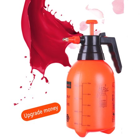 2L Pneumatic Automatic Sprayer Orange Bottle Watering Pot Garden Sprinkler - 2022 New 2L Pneumatic Automatic 81DD2-#4804