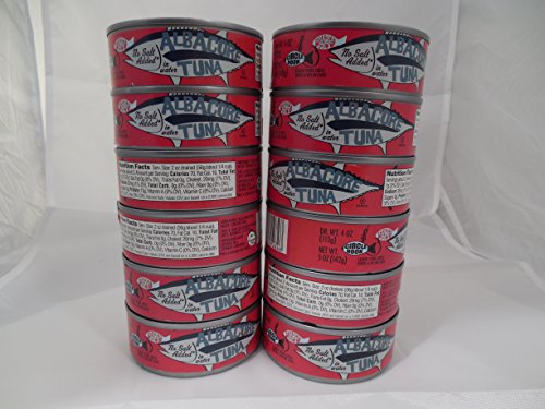 Trader Joe's Albacore Tuna 4 Oz. Hook (pack of 12) in Water