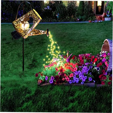 Path Lights Solar Watering Can with Lights Garden Solar  1 Pack  Watering Can with Lights