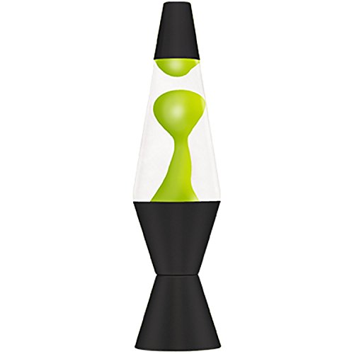 Lava Lite 2312 14.5-Inch Neon Lava Lamp, Green Wax/Clear Liquid, 14.5 Inch