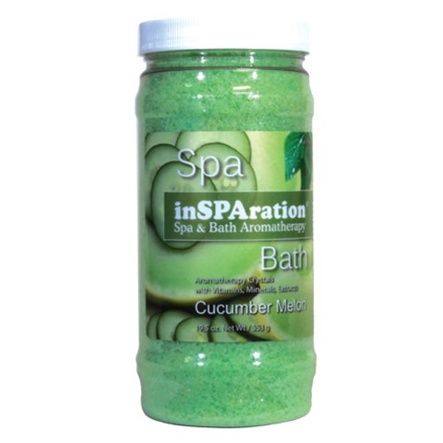 InSPAration 7458 Cucumber Melon Crystals for Spa and Hot Tubs, 19-Ounce