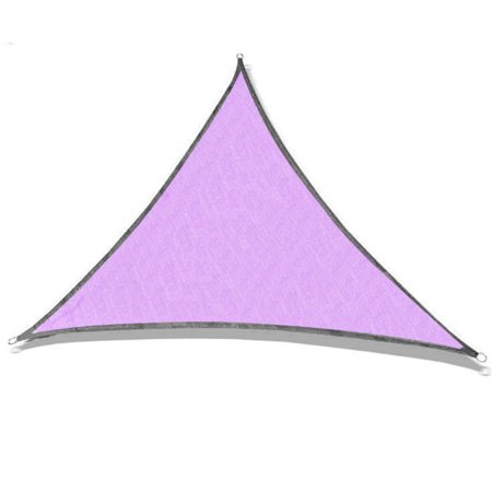 Shade Sail Sea-Maid 10 X10 X10  Triangle Sun Shade Sail for Patio Garden Outdoor Facility Purple