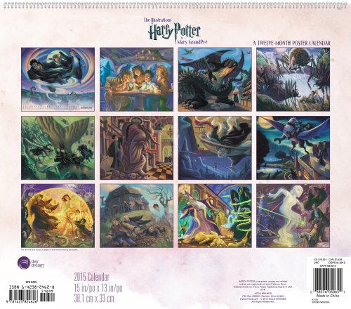 Harry Potter Poster Calendar (2015): the Illustrations of Mary Grandpre thumbnail