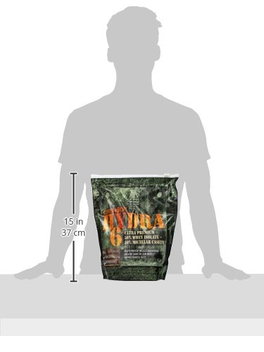 Grenade Hydra 6, 50% Whey Isolate and 50% Casein. the World's First Ultra Premium Slow/Fast Protein Blend, Chocolate Charge, 4 Pound thumbnail