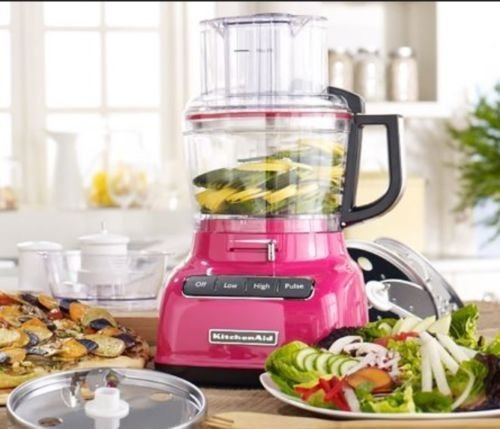 KitchenAid KFP0930CB 9-Cup Food Processor with Exact Slice System and French Fry Disc - Cranberry