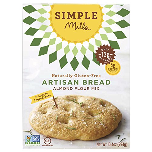 Simple Mills Almond Flour Baking Mix  Gluten Free Artisan Bread Mix  Made with Whole Foods  3 Count (Packaging May Vary) thumbnail