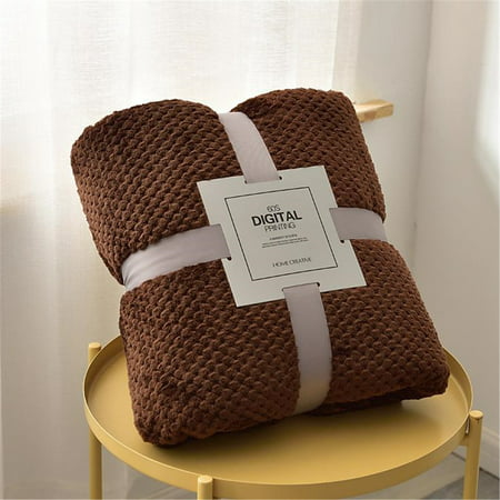 Anti-cat Scratch Solid Color Sofa Blanket Flannel Plush Blanket Gift Blanket 08HWC15A#15069 2022 the Hot Anti-cat Scratch Solid