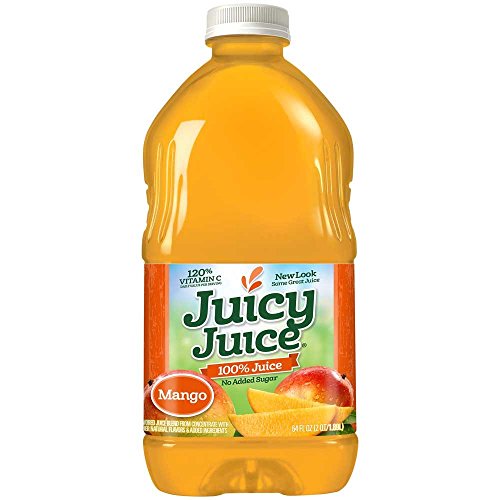 Juicy Juice Mango Juice Multi Serve Bottle, 64 Fluid Ounce -- 8 per Case.