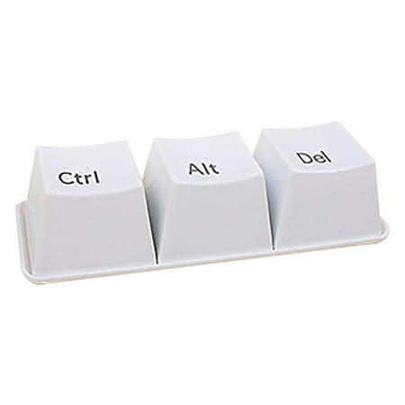 Buodes Toddler Cups 3Pcs Tea Cup Set Keyboard Key Ctrl-Alt Mug Coffee Container for Home Office