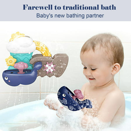 Baby Bath Toys Bathtub Suction Cups Toy Waterfall-Fill Spin Shower Bathtub Gifts 912-lj#5797 Boy Toys Baby Bath Toys