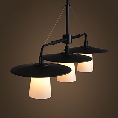 Din Nordic Style Iron and Glass Chandelier Creative Retro Chandelier thumbnail