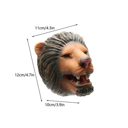 Zpj5#8775 Animal Hand Puppets Animal Glove Toy Soft Rubber 3-6 Years Old Children S Toy Animal Head Z#8775 RQ0
