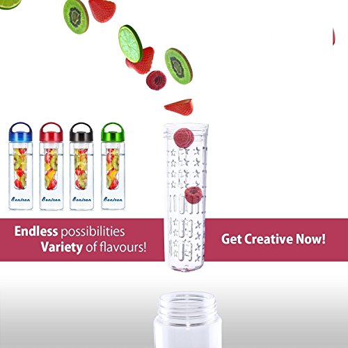 Sales-Handle Leak Proof Sporty Fruit Infuser Water Bottle BPA-Free Shatter-Proof Water Bottle BPA-Free Shatter-Proof Tritan. Create Naturally Flavored