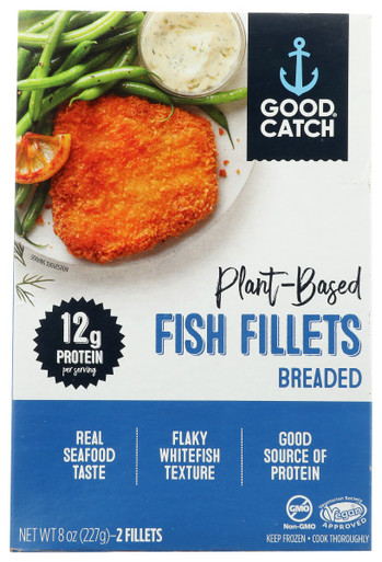 BREADED PLANT-BASED FISH FILLETS, BREADED