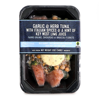 GARLIC & HERB TUNA WITH ITALIAN SPICES & A HINT OF KEY WEST LIME JUICE, GARLIC & HERB TUNA WITH ITALIAN SPICES & A HINT OF KEY WEST LIME
