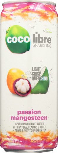 Coco Libre: Sparkling Coconut Water Passion Mangosteen, 11 Fl Oz (2644638)