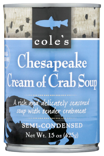CHESAPEAKE CREAM OF CRAB SOUP, CHESAPEAKE CREAM OF CRAB