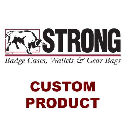 Strong Leather Deluxe Single ID Hidden Badge Wallet, Black - 79233-9862