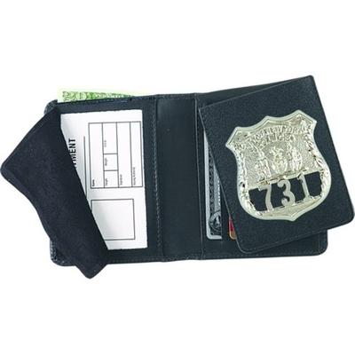 Strong Leather Flip-out Badge Wallet - Dress - 79300-9332