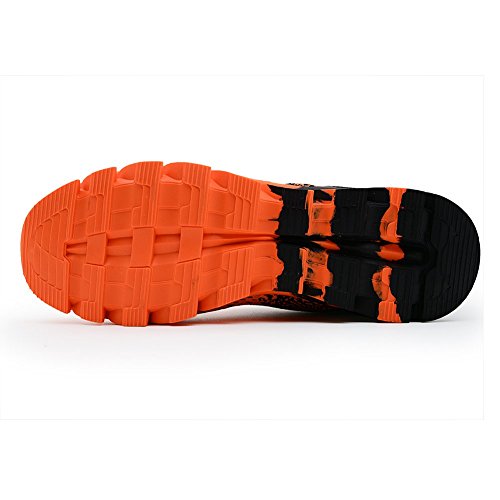NAISU 6331 Men's Knit Sport Running Shoes Fashion Outdoor Fitness Sneakers Trail Walking Flat Shoes (7.5 D(M), Royalblue) thumbnail