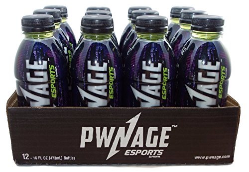 Pwnage Energy Sports Drink, Original Flavor, 16 Fl Oz Bottles (Pack of 12) thumbnail