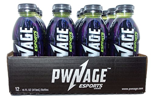 Pwnage Energy Sports Drink, Original Flavor, 16 Fl Oz Bottles (Pack of 12) thumbnail