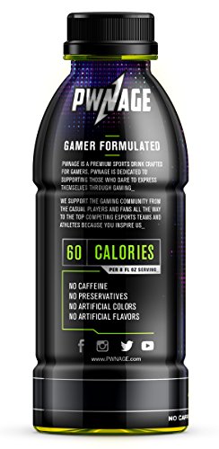 Pwnage Energy Sports Drink, Original Flavor, 16 Fl Oz Bottles (Pack of 12) thumbnail