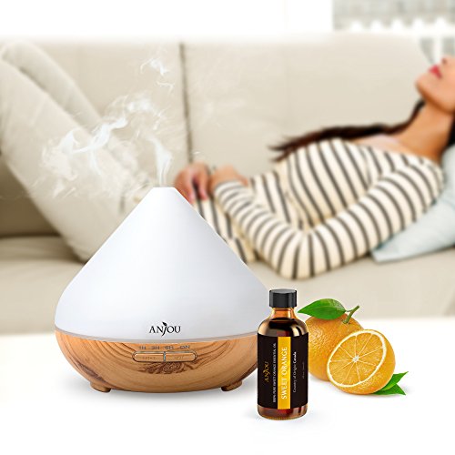 Orange Oil 100% Pure Natural Sweet Orange Essential Oil by Anjou 2 Fl. Oz (Aromatherapy, Therapeutic Grade, Boosts Immune System, Improves Skin Qualit