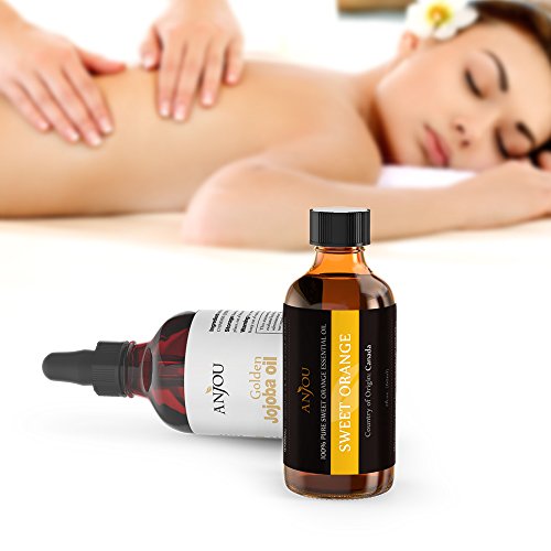 Orange Oil 100% Pure Natural Sweet Orange Essential Oil by Anjou 2 Fl. Oz (Aromatherapy, Therapeutic Grade, Boosts Immune System, Improves Skin Qualit thumbnail