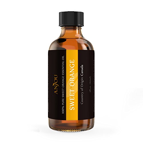 Orange Oil 100% Pure Natural Sweet Orange Essential Oil by Anjou 2 Fl. Oz (Aromatherapy, Therapeutic Grade, Boosts Immune System, Improves Skin Qualit thumbnail