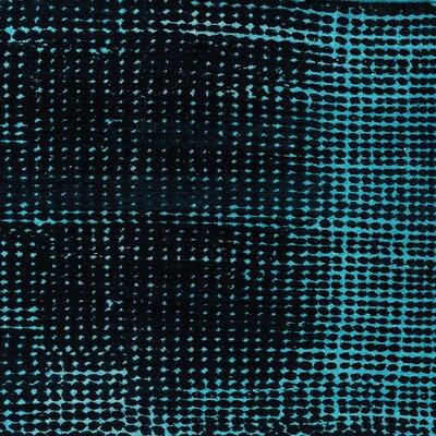 Blue Area Rug - 17 Stories 100% Machine Washable Abstract 4397 Area Rug Polyester/Chenille in Blue, Size 72.0 W X 0.08 D in | Wayfair