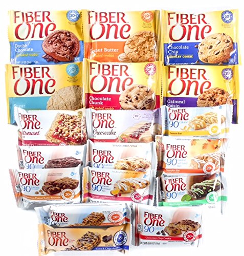 Fiber One Bars Variety Pack 18 Count. Now Includes Exclusive Stay at Home Snacks Branded Mints! thumbnail