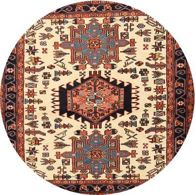 Blue Area Rug - Bungalow Rose 100% Machine Washable Traditional 2312 Area Rug Polyester/Chenille in Blue, Size 48.0 W X 0.08 D in | Wayfair