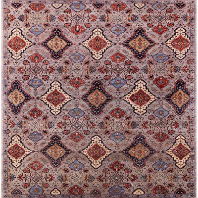 Brown Area Rug - Bungalow Rose 100% Machine Washable Midcentury Modern 2312 Area Rug Polyester/Chenille in Brown, Size 72.0 W X 0.08 D in | Wayfair