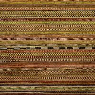Green/Red/Yellow Area Rug - Foundry Select 100% Machine Washable Abstract 2312 Area Rug Polyester/Chenille in Green/Red/Yellow | Wayfair