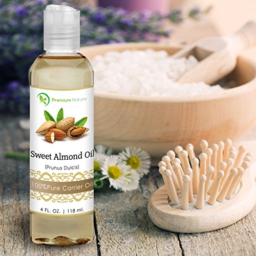 Sweet Almond Oil 100% Natural Pure Oil for Skin Hair Nails 4 Oz All Skin Types in Mango thumbnail