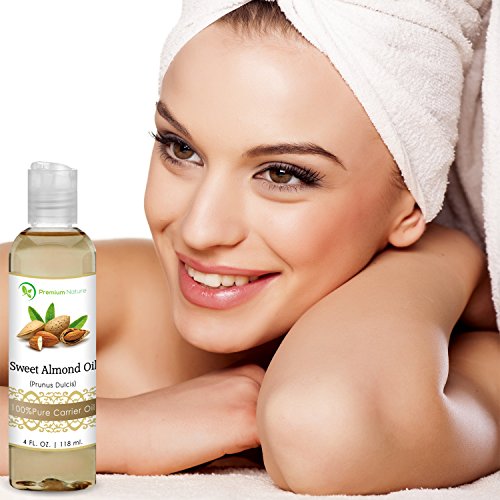Sweet Almond Oil 100% Natural Pure Oil for Skin Hair Nails 4 Oz All Skin Types in Mango thumbnail