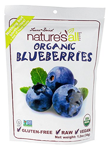 Kettle Foods Krinkle Cut Potato Chips Sour Cream and Onion -- 8.5 Oz, ( 4 PACK ), Nature's All Foods Organic Freeze-Dried Raw Blueberries -- 1.2 Oz