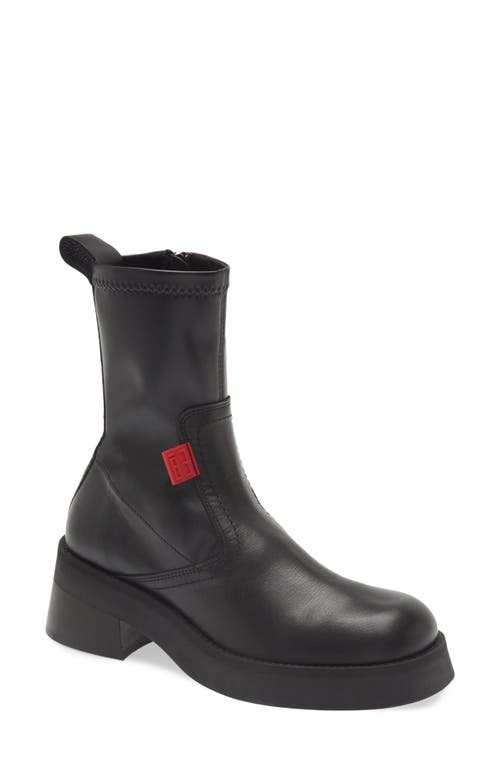 Miista Women's Platform Block Heel Booties