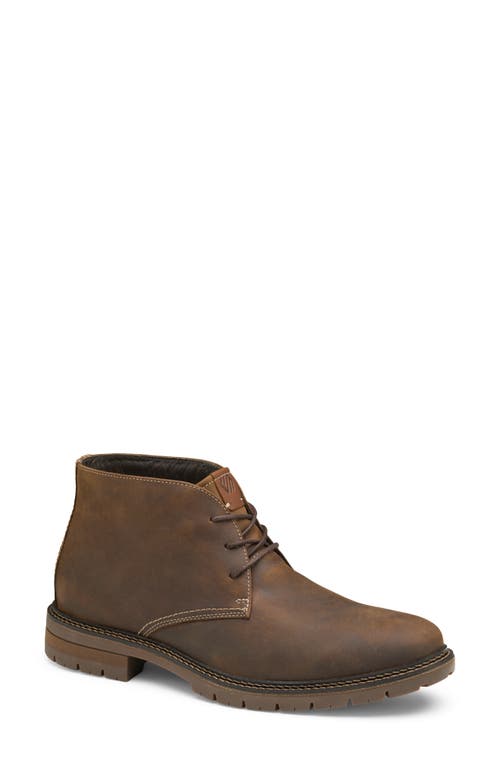 Johnston & Murphy Men S Kipton Chukka Boot Brown Oiled Full Grain Leather - 20-4542