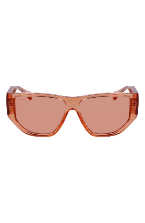 Stylish Orange Injected Sunglasses