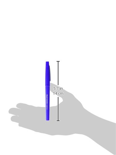 Paper Mate Flair Felt Tip Pens, Medium Point, Blue, 12-Count thumbnail