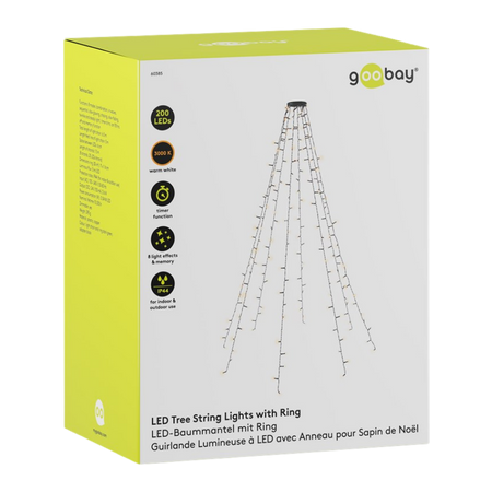 Goobay 200 LED-Baummantel Mit Ring (60385) thumbnail