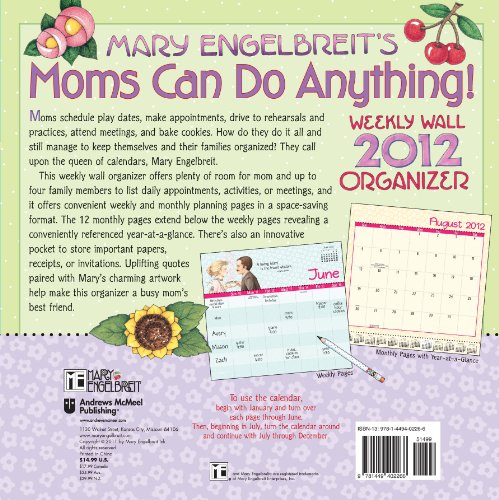 Mary Engelbreit's Moms Can Do Anything!: 2012 Weekly Wall Calendar