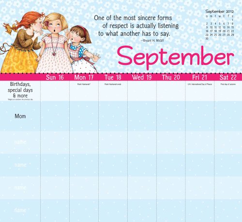 Mary Engelbreit's Moms Can Do Anything!: 2012 Weekly Wall Calendar thumbnail