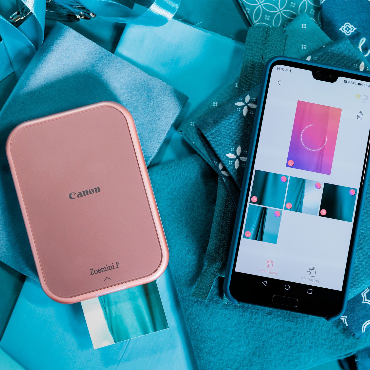 Canon Zoemini 2 Portable Colour Photo Printer - Rose Gold thumbnail
