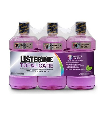 Listerine Total Care Mouthwash 3 Pack