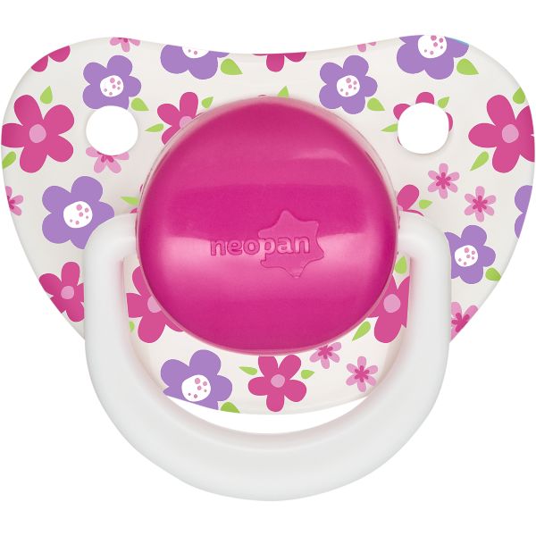 Chupeta Neopan Color 4722 Nº2 Ortodôntica Silicone Rosa
